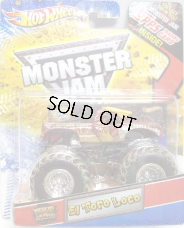 画像1: 2012 MONSTER JAM INSIDE TOPPS 【EL TORO LOCO】 REDDISH BROWN (MWD TRUCKS)