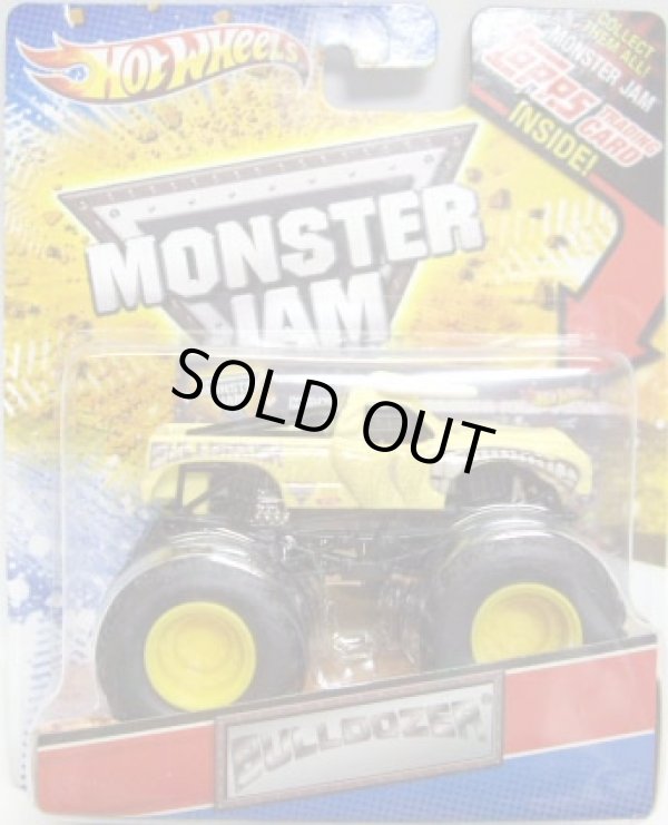 画像1: 2012 MONSTER JAM INSIDE TOPPS 【BULLDOZER】 CREAM