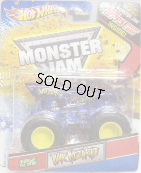 画像1: 2012 MONSTER JAM INSIDE TOPPS 【WAR WIZARD】 BLUE (EDGE GLOW)