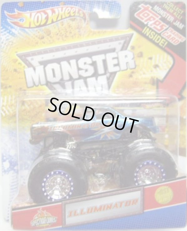 画像1: 2012 MONSTER JAM INSIDE TOPPS 【ILLUMINATOR】 SPEC.BLUE (1ST EDITIONS)(SPECTRA FLAMES)