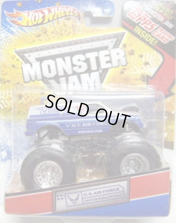 画像1: 2012 MONSTER JAM INSIDE TOPPS 【U.S. AIR FORCE AFTERBURNER】 SILVER-BLUE