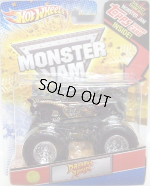 画像1: 2012 MONSTER JAM INSIDE TOPPS 【DRAGON BREATH】 BLACK (1ST EDITIONS)