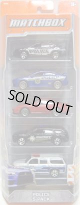 画像: 2012 MATCHBOX 5PACK - POLICE (Ford Police Interceptor / Mitsubishi Lancer Evolution X Police / Porsche 911 Turbo / Dodge Magnum / 2000 Chevrolet Suburban)