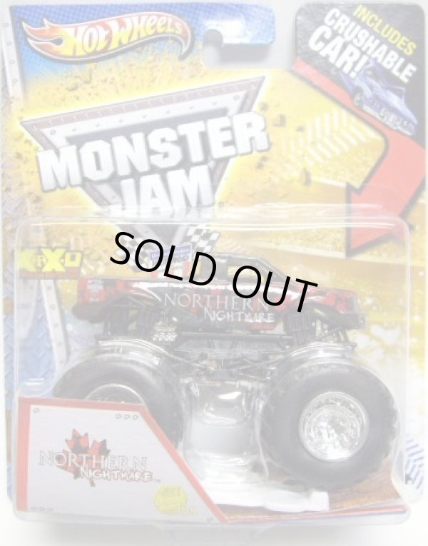 画像1: 2013 MONSTER JAM included CRUCHABLE CAR! 【NORTHERN NIGHTMARE】 BLACK CAMO (1ST EDITIONS)