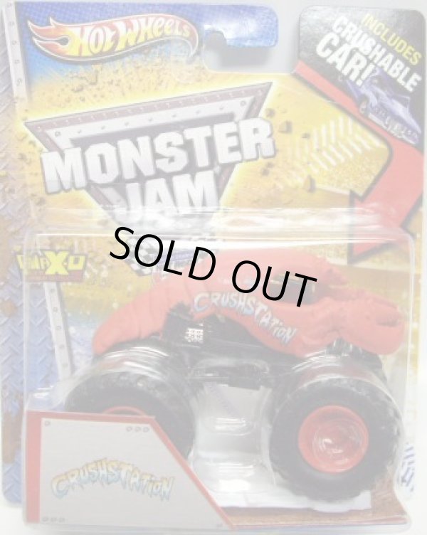 画像1: 2013 MONSTER JAM included CRUCHABLE CAR! 【CRUSHSTATION】 FLAT RED