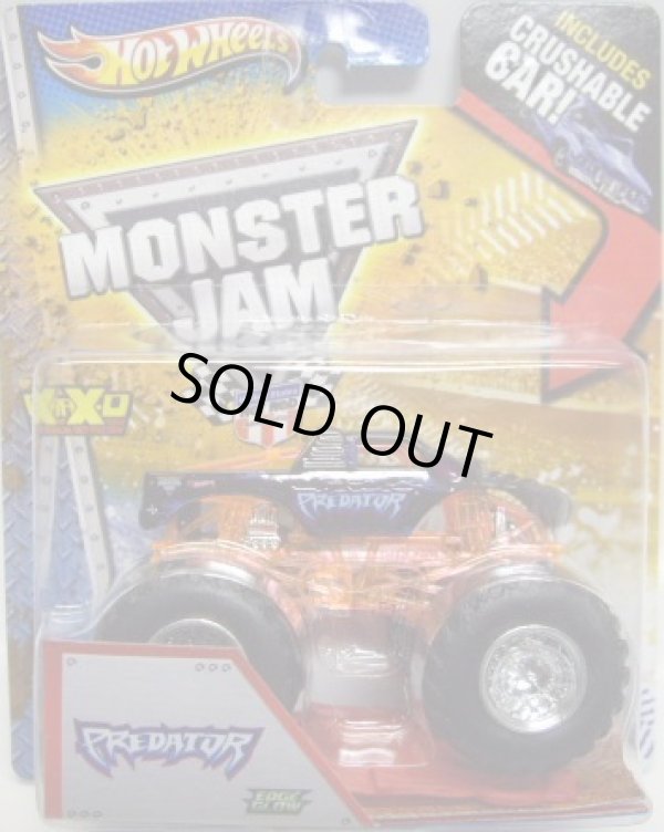 画像1: 2013 MONSTER JAM included CRUCHABLE CAR! 【PREDATOR】 BLACK (EDGE GLOW)