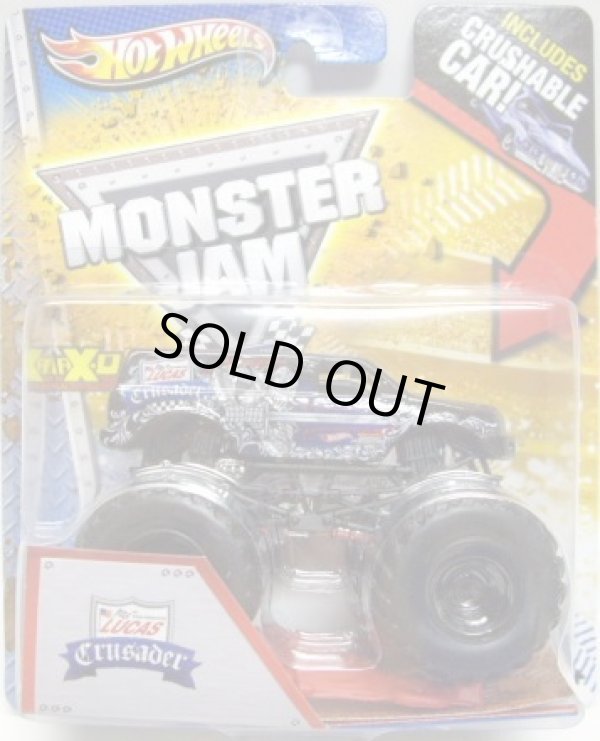 画像1: 2013 MONSTER JAM included CRUCHABLE CAR! 【LUCAS CRUSADER】 BLACK