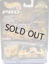 画像: 1998 HOT WHEELS PRO RACING PIT CREW 【#4 TEAM KODAK STERLING MARTIN/CHEVROLET MONTE CARLO and TOOL BOX】　YELLOW/RR