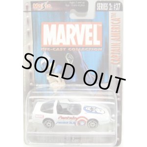 画像: 2003 MAISTO - ULTIMATE MARVEL 【CAPTAIN AMERICA - '91 CHEVROLET CORVETTE ZR-1】 WHITE