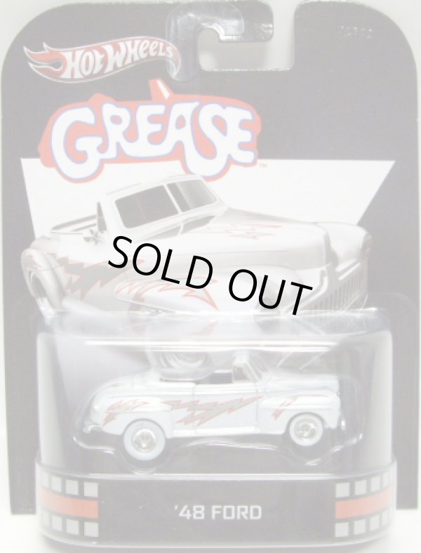 画像1: 2013 RETRO ENTERTAINMENT 【'48 FORD】 WHITE/RR (GREASE/グリ－ス) (NEW CAST)