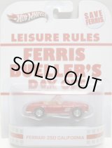 画像: 2013 RETRO ENTERTAINMENT 【FERRARI 250 CALIFORNIA】 RED/RR (FERRIS BUELLER'S DAY OFF/フェリスはある朝突然に) (NEW CAST)