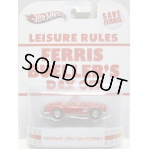 画像: 2013 RETRO ENTERTAINMENT 【FERRARI 250 CALIFORNIA】 RED/RR (FERRIS BUELLER'S DAY OFF/フェリスはある朝突然に) (NEW CAST)