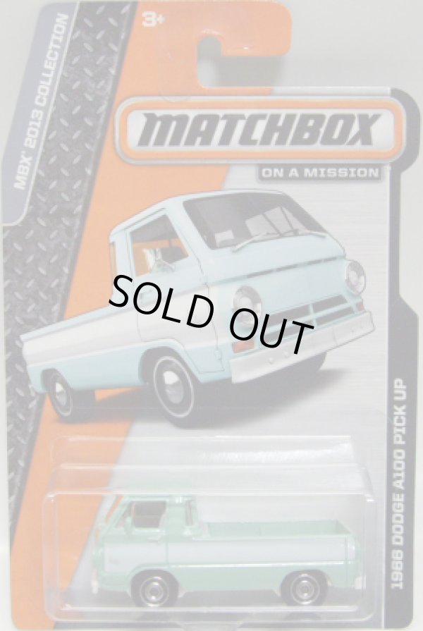 画像1: 2013 【1966 DODGE A-100 PICKUP】 LT.PALE GREEN (2014 CARD)