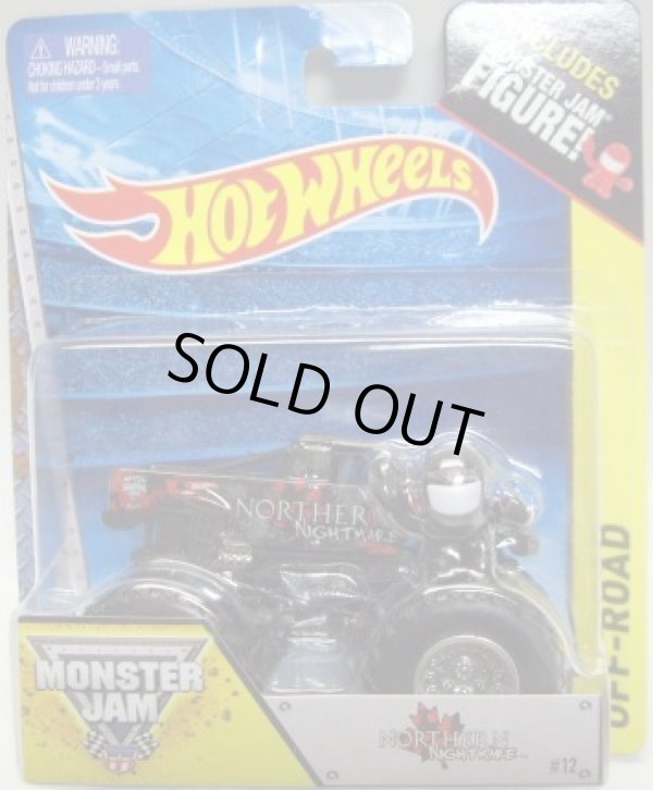 画像1: 2014 MONSTER JAM included MONSTER JAM FIGURE! 【NORTHERN NIGHTMARE】 BLACK