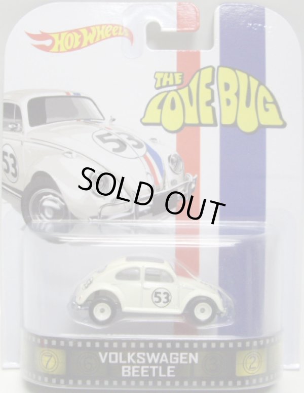 画像1: 2014 RETRO ENTERTAINMENT 【VOLKSWAGEN BEETLE "HERBIE"】 WHITE/RR (THE LOVE BUG)