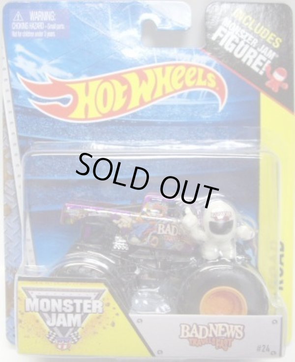 画像1: 2014 MONSTER JAM included MONSTER JAM FIGURE! 【BAD NEWS TRAVELS FAST】 PURPLE 