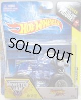 画像: 2014 MONSTER JAM included MONSTER JAM FIGURE! 【JURASSIC ATTACK】 BLUE (EDGE GLOW/ROLL CAGE)