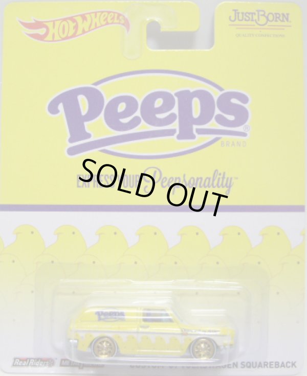 画像1: 2014 POP CULTURE - JUST BORN CANDY 【CUSTOM '69 VOLKSWAGEN SQUAREBACK】 YELLOW/RR (PEEPS) (KROGER・EASTER EXCLUSIVE)