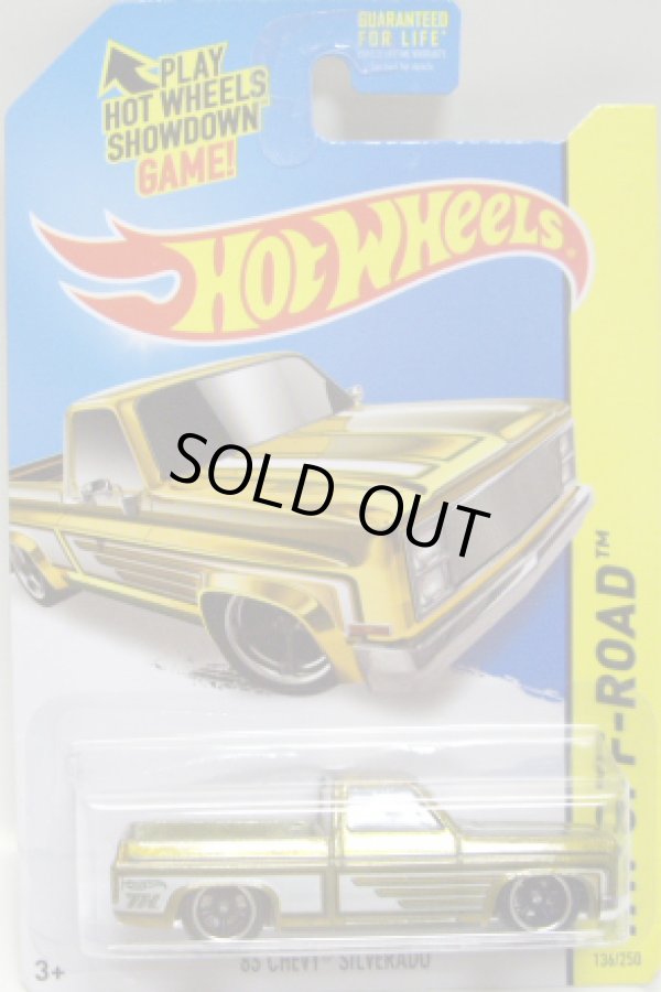 画像1: 2014 SUPER TREASURE HUNTS 【'83 CHEVY SILVERADO】　SPEC.YELLOW/RR