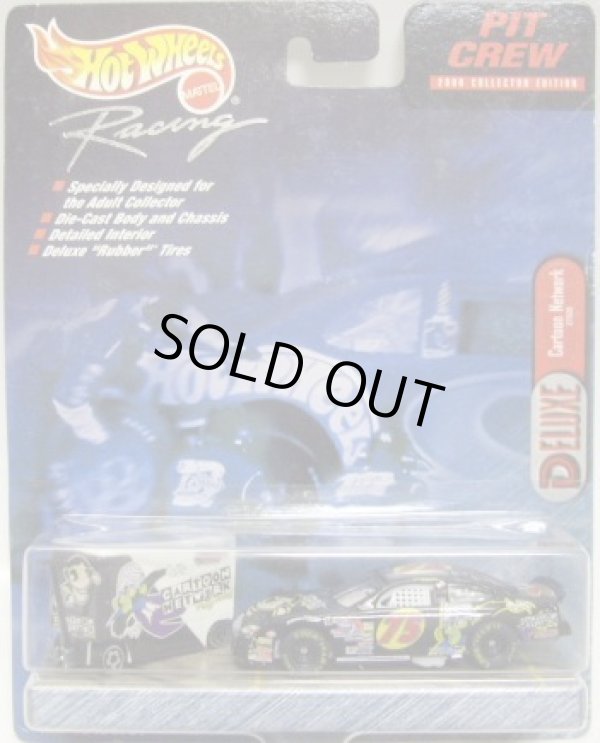 画像1: 2000 HOT WHEELS RACING PIT CREW 【#75 TEAM CARTOON NETWORK/FORD TAURUS and TOOL BOX】　BLACK/RR