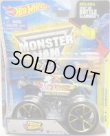 画像: 2015 MONSTER JAM includes SNAP-ON BATTLE SLAMMER! 【TEAM HOT WHEELS】 BLACK (TRACK ACE TIRES)