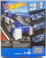 画像: MEGA BLOKS HOT WHEELS 3 in 1 【CHROMAD】　BLUE/10SP