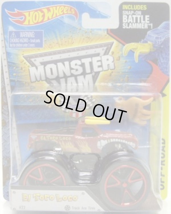 画像1: 2015 MONSTER JAM includes SNAP-ON BATTLE SLAMMER! 【EL TORO LOCO】 BROWN (TRACK ACE TIRES)