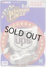 画像: 2002 ACTION - NASCAR WINNER'S CIRCLE 【"#88 UPS" FORD TAURUS】　WHITE-BROWN (with 1/24 RACE HOOD)