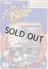 画像: 2001 ACTION - NASCAR WINNER'S CIRCLE 【"#2 AC DELCO" CHEVY MONTE CARLO】　NAVY (DRIVER STICKER)