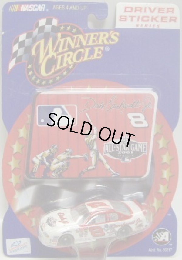 画像1: 2001 ACTION - NASCAR WINNER'S CIRCLE 【"#8 ALL STAR GAME" CHEVY MONTE CARLO】　WHITE-RED (DRIVER STICKER)