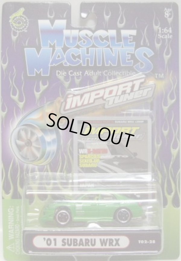 画像1: 2002 MUSCLE MACHINES - IMPORT TUNER【'01 SUBARU WRX】 GREEN/RR