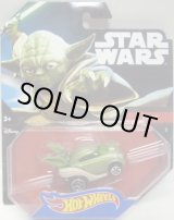 画像: 2015 HW STAR WARS 【YODA】　FLAT LT.GREEN/5SP (2015 BLACK CARD)