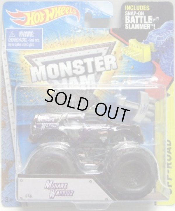 画像1: 2015 MONSTER JAM includes SNAP-ON BATTLE SLAMMER! 【MOHAWK WARRIOR】 BLACK