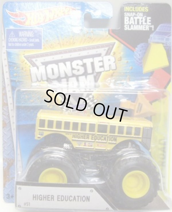 画像1: 2015 MONSTER JAM includes SNAP-ON BATTLE SLAMMER! 【HIGHER EDUCATION】 YELLOW