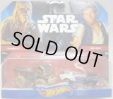 画像: 2015 HW STAR WARS 2PACK 【HAN SOLO / CHEWBACCA】 (2015 BLACK CARD)