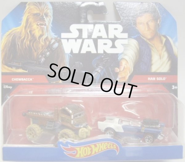 画像1: 2015 HW STAR WARS 2PACK 【HAN SOLO / CHEWBACCA】 (2015 BLACK CARD)