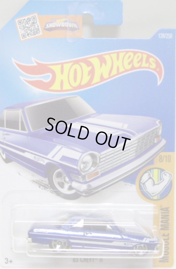 画像1: 【'63 CHEVY II】 BLUE/5SP (NEW CAST)