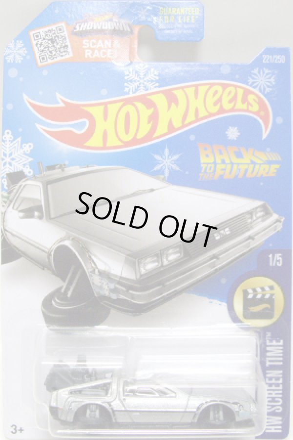 画像1: TARGET EXCLUSIVE SNOWFLAKE CARD 【TIME MACHINE HOVER MODE (CLEAR WINDOW)】 SILVER (BACK TO THE FUTURE)(予約不可）