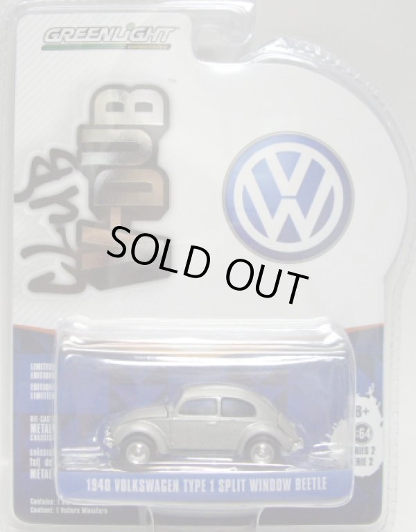 画像1: 2015 GREENLIGHT CLUB V-DUB S2 【1940 VOLKSWAGEN TYPE 1 SPLIT WINDOW BEETLE】 DK.SILVER/RR (フード開閉タイプ）