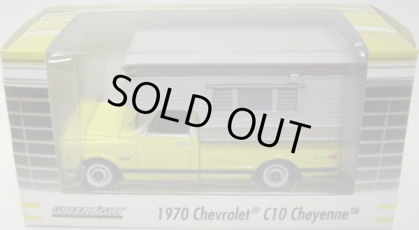 画像1: 2014 GREENLIGHT HOBBY EXCLUSIVE 【1970 CHEVROLET C10 CHEYENNE WITHE LARGE CAMPER】 YELLOW/RR