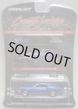 画像: 2016 GREENLIGHT BARRETT JACKSON S1【1969 FORD MUSTANG BOSS 302】 BLUE/RR 