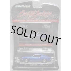 画像: 2016 GREENLIGHT BARRETT JACKSON S1【1969 FORD MUSTANG BOSS 302】 BLUE/RR 