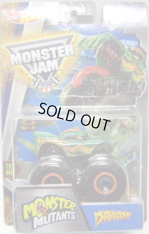 画像1: 2016 MONSTER JAM "MONSTER MUTANTS" 【DRAGON】 GREEN （ギミック有）