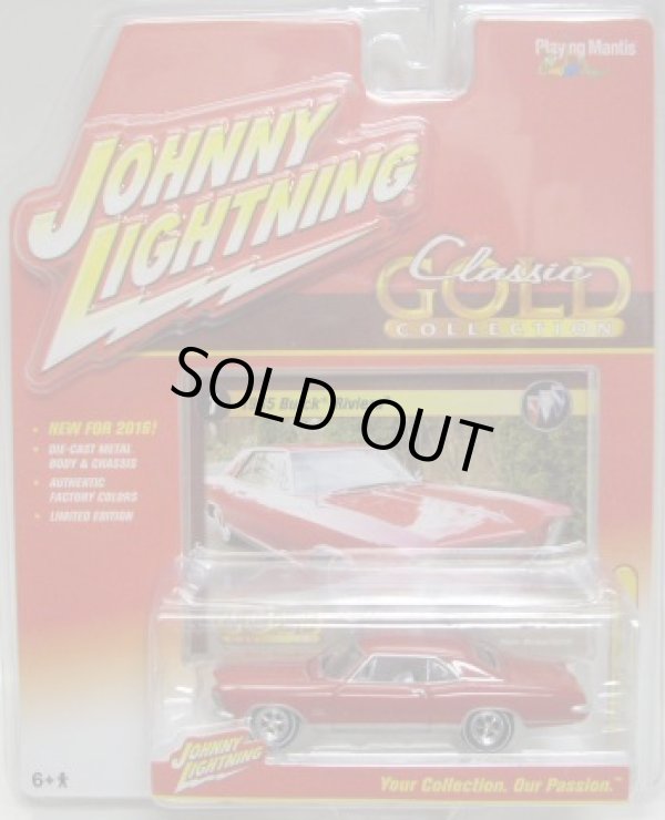 画像1: 2016 JOHNNY LIGHTNING - CLASSIC GOLD COLLECTION 【1965 BUICK RIVIERA】　RED/RR