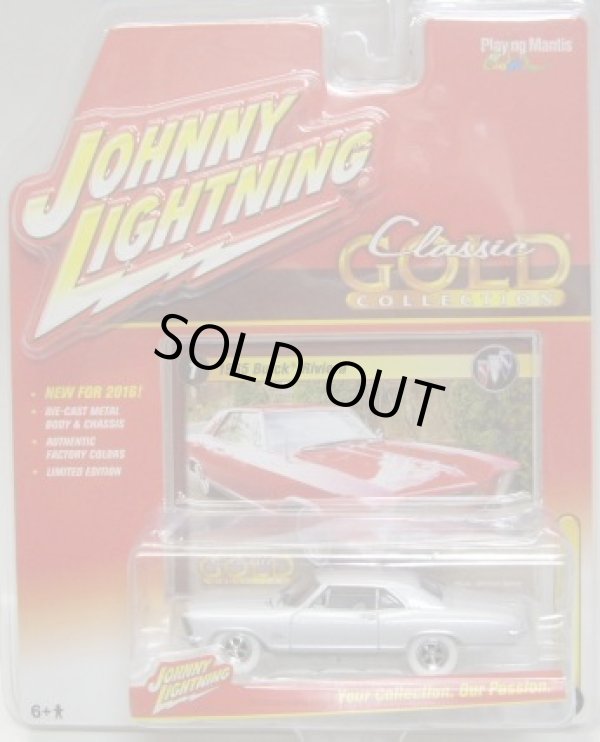 画像1: 2016 JOHNNY LIGHTNING - CLASSIC GOLD COLLECTION 【1965 BUICK RIVIERA】　WHITE/RR (WHITE LIGHTNING)