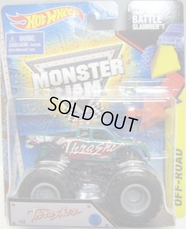 画像1: 2015 MONSTER JAM includes SNAP-ON BATTLE SLAMMER! 【THRASHER】 GREEN (2015 NEW LOOK!)