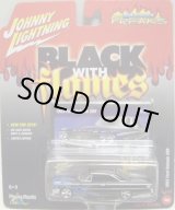 画像: 2016 JOHNNY LIGHTNING - STREET FREAKS S1B 【1963 FORD GALAXIE 500】 BLACK-BLUE (BLACK WITH FLAMES)