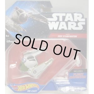 画像: 2016 HW STAR WARS STARSHIP 【YODA'S JEDI STARFIGHTER】　LT.GRAY-GREEN (BLACK CARD)