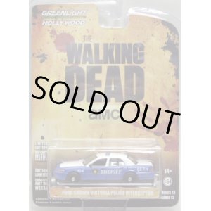 画像: 2016 GREENLIGHT HOLLYWOOD SERIES 13 【FORD CROWN VICTORIA POLICE INTERCEPTOR】 LT.BLUE-WHITE/RR (THE WALKING DEAD) 