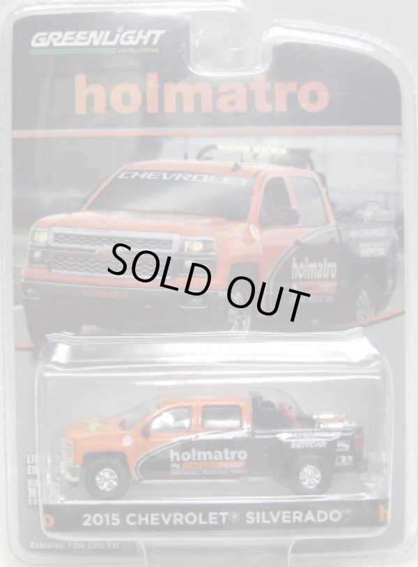 画像1: 2016 GREENLIGHT HOBBY EXCLUSIVE"HOLMATRO" 【2015 CHEVROLET SILVERADO】 ORANGE-BLACK/RR